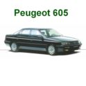 atrapa Peugeot 605 kpl z chromami (używana)