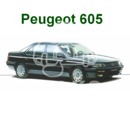 atrapa Peugeot 605 kpl z chromami (używana)