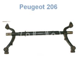 belka tylna Peugeot 206 regenerowana - goła bez wahaczy