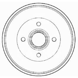 bęben hamulcowy EXPRESS 84-91 - zamiennik włoski OMC