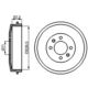 bęben hamulcowy Citroen C15D/ BERLINGO/ Citroen ZX KOMBI - zamiennik włoski OMC