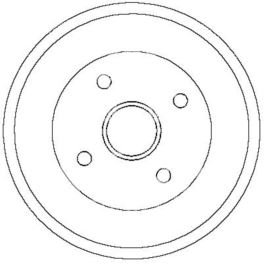 bęben hamulcowy XSARA, Peugeot 306 ABS 4śr - zamiennik włoski OMC
