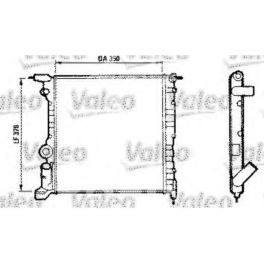 chłodnica Renault CLIO 1,2 E5F/D7F - francuski oryginał Valeo