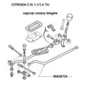 cięgno biegów główne Citroen C15 1,4 TU 684mm/13mm (NFP) (oryginał Citroen)