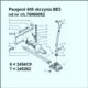 cięgno biegów Citroen, Peugeot 246/2x12mm BE3 bez regul.P405 (oryginał Peugeot)