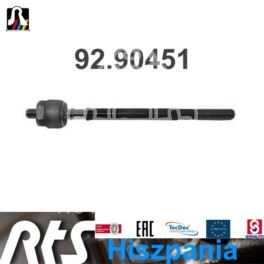 drążek kierowniczy Renault MEGANE 98-99 SMI 257mm WP - zamiennik hiszpański RTS