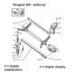 drążek skrętny Peugeot 405 belki tył 18,9mm (używany) (używane)