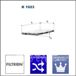 filtr kabinowy MEGANE I -04.1998 +AC - zamiennik polski Filtron