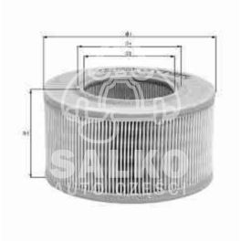 filtr powietrza Renault 1,7/2,0/1,9D - zamiennik francuski Mecafilter