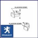 klakson CITROEN/ PEUGEOT (złącze 1pin) 510Hz (oryginał Peugeot)