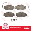 klocki hamulcowe Citroen C25/ Peugeot J5 87- system LUCAS 1,8T (producent niemiecki TRW)