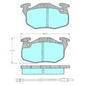 klocki hamulcowe Citroen/ Peugeot/ Renault system Bendix - zamiennik włoski SAMKO