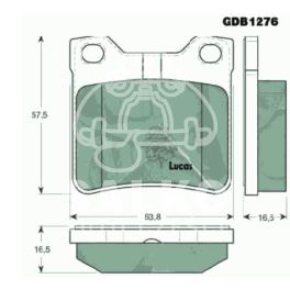 klocki hamulcowe P406/607 tył ATE śc (PFK357) (producent niemiecki TRW)