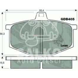 klocki hamulcowe Renault 5 -84 LUC (producent niemiecki TRW)