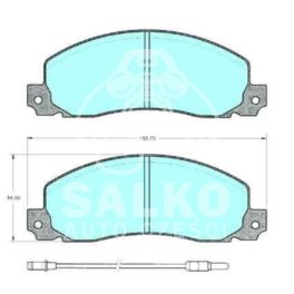 klocki hamulcowe TRAFIC I na zacisk 2-cylindrowy - zamiennik włoski SAMKO