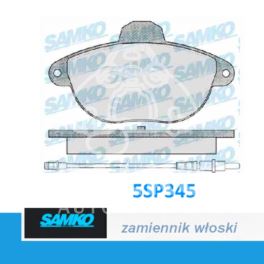 klocki hamulcowe Citroen XANTIA przód system Bendix 71,4mm - zamiennik włoski SAMKO