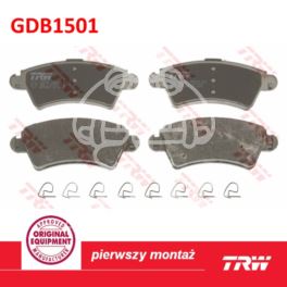 klocki hamulcowe Citroen XSARA/ Peugeot 206 przód system BOSCH (producent niemiecki TRW)