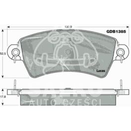 klocki hamulcowe XSARA/206 2,0 BOSCH (KOMBI) (producent niemiecki TRW)