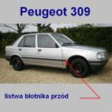 listwa błotnika Peugeot 309 89- prawy przód (używane)