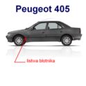 listwa błotnika Peugeot 405 prawy przód 69mm (używane)