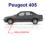 listwa błotnika Peugeot 405 prawy przód 69mm (używane)