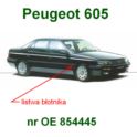 listwa błotnika Peugeot 605 lewy przód (oryginał Peugeot)
