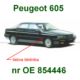 listwa błotnika Peugeot 605 prawy przód (oryginał Peugeot)