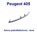 listwa podreflektorowa Peugeot 405 lewa - nowa w zamienniku Retov