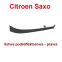 listwa podreflektorowa Citroen SAXO 10.1999- prawa - nowa w zamienniku