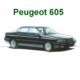 maska Peugeot 605 wszystkie typy (biała) (używane)