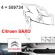 obejma gumy stabilizatora Citroen AX/ Peugeot 106 środkowa (stalowa) oryginał Citroen