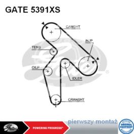 pasek rozrządu Renault LAGUNA 2,2D -95 G8T - oryginał produkcji Gates