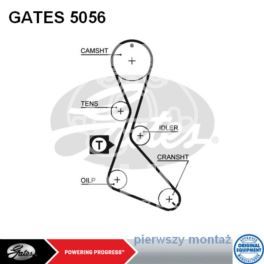 pasek rozrządu Renault 1,7 -87 F2N.700 (124) - oryginał produkcji Gates