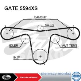 pasek rozrządu Renault 3,0dCi (116) - oryginał produkcji Gates