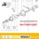 pierścień skrzyni biegów Renault JB1/3 lewa - zabezp. (OEM Renault)