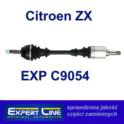 półoś Citroen ZX 1,1/1,4 TU lewa - zamiennik typu brand Expert Line