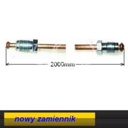 przewód hamulcowy metalowy MEGANE przód lewy 2000mm p.ham - nowy dorabiany