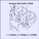 przewód paliwa Citroen, Peugeot 2,0HDi (x1) -OPR08420 (oryginał Peugeot)