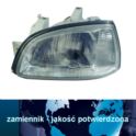 reflektor Renault CLIO I 96-98 H4 lewy man/elektryczne - zamiennik DJ AUTO