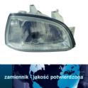 reflektor Renault CLIO I 96-98 H4 prawy man/elektryczne - zamiennik DJ AUTO