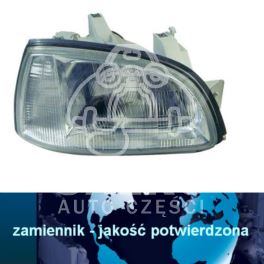 reflektor Renault CLIO I 96-98 H4 prawy man/elektryczne - zamiennik DJ AUTO