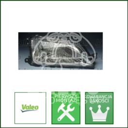 reflektor Peugeot 306 I prawy H4 man/elektryczne VALEO