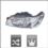 reflektor Peugeot 306 II 99- lewy H7+H7