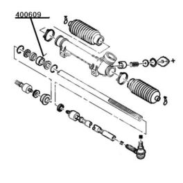 reperaturka przekładni kierowniczej P205... (tulejka 22mm) (oryginał Peugeot)