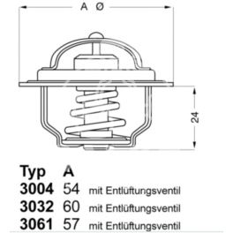 termostat Citroen C25/ Peugeot J5 1,8/2,0 XN 82C - zamiennik niemiecki Wahler