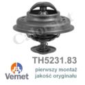 termostat Citroen, Peugeot 1,9D XUD -92 83C - francuski oryginał Vernet