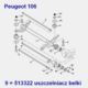 uszczelniacz belki tył Citroen AX/ Saxo/ Peugeot 106 48,9x64x22,6mm (oryginał Peugeot)