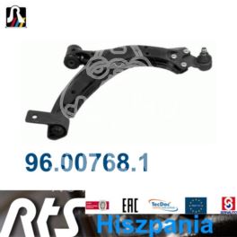 wahacz Peugeot 306 -98 prawy przód kpl 16mm - zamiennik hiszpański RTS