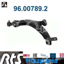 wahacz Peugeot 306 98- lewy przód kpl 18mm - zamiennik hiszpański RTS