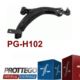 wahacz Peugeot 306 -98 prawy przód kpl 16mm - zamiennik Prottego Palladium